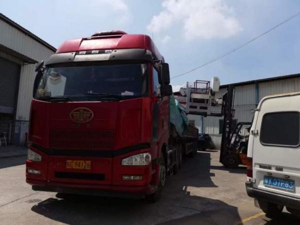 To湖北黃岡碧桂園工地  數控三刀切割機一臺